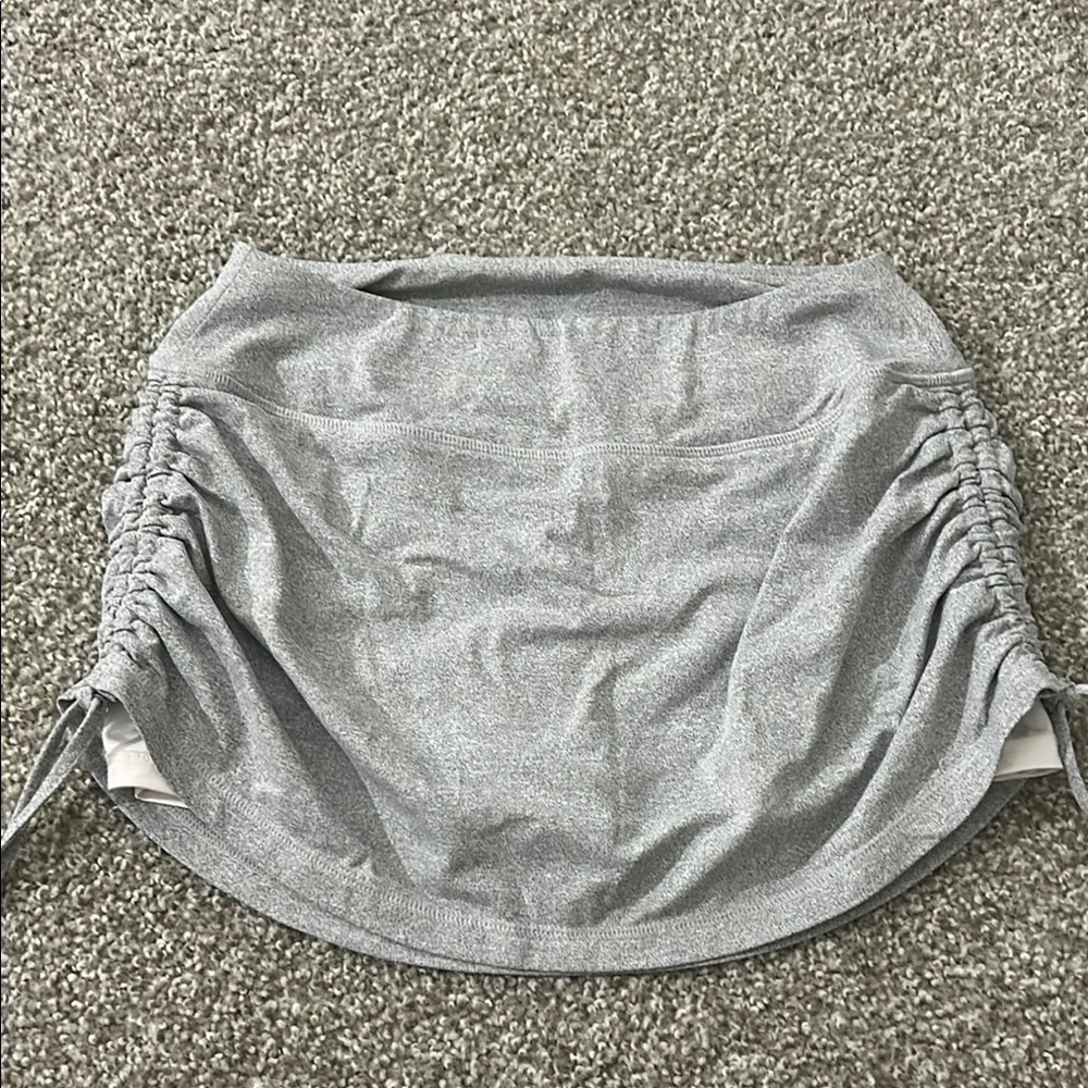 Kyodan Gray Ruched Athletic Skirt